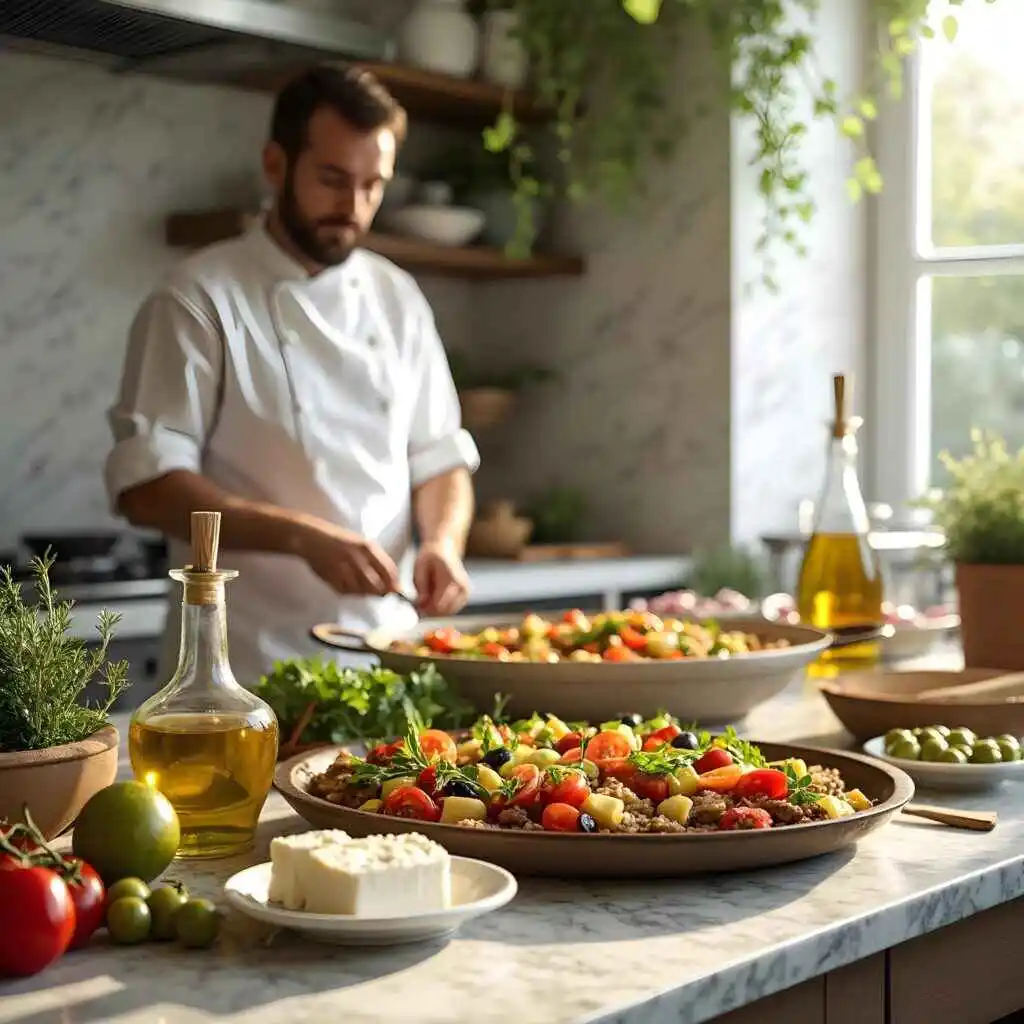 ransform your kitchen with the flavors of Greek cuisine—fresh ingredients, simple recipes