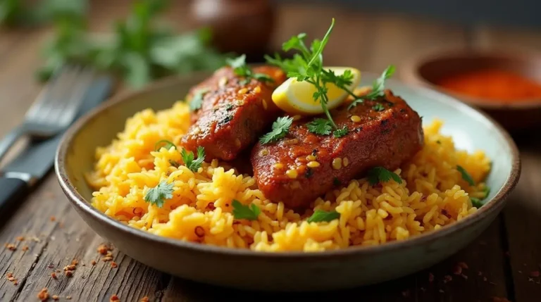 Fluffy, perfectly cooked basmati rice with distinct, separate grains.