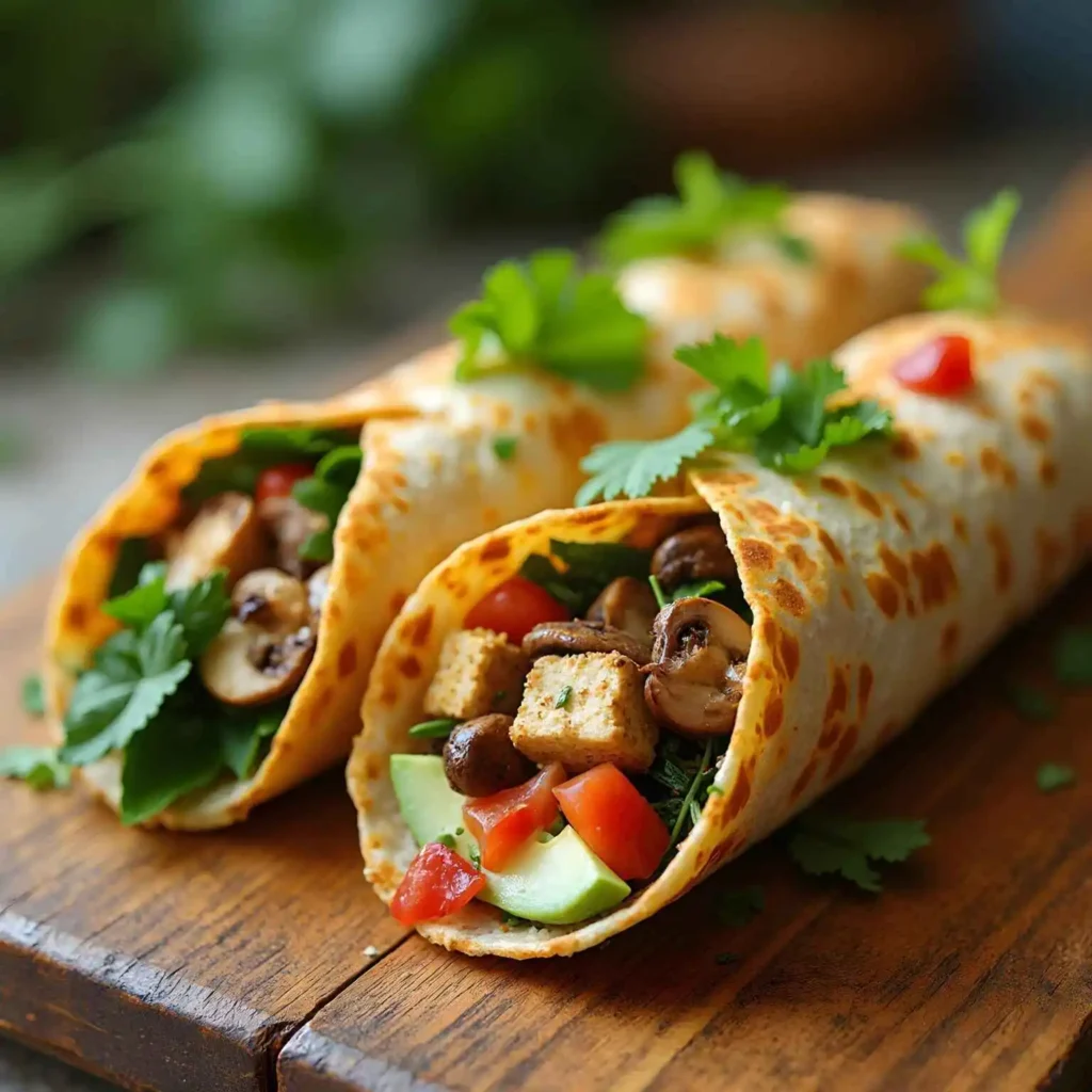 Customizable burrito breakfast recipe: vegetarian, vegan, and gluten-free breakfast burrito options
