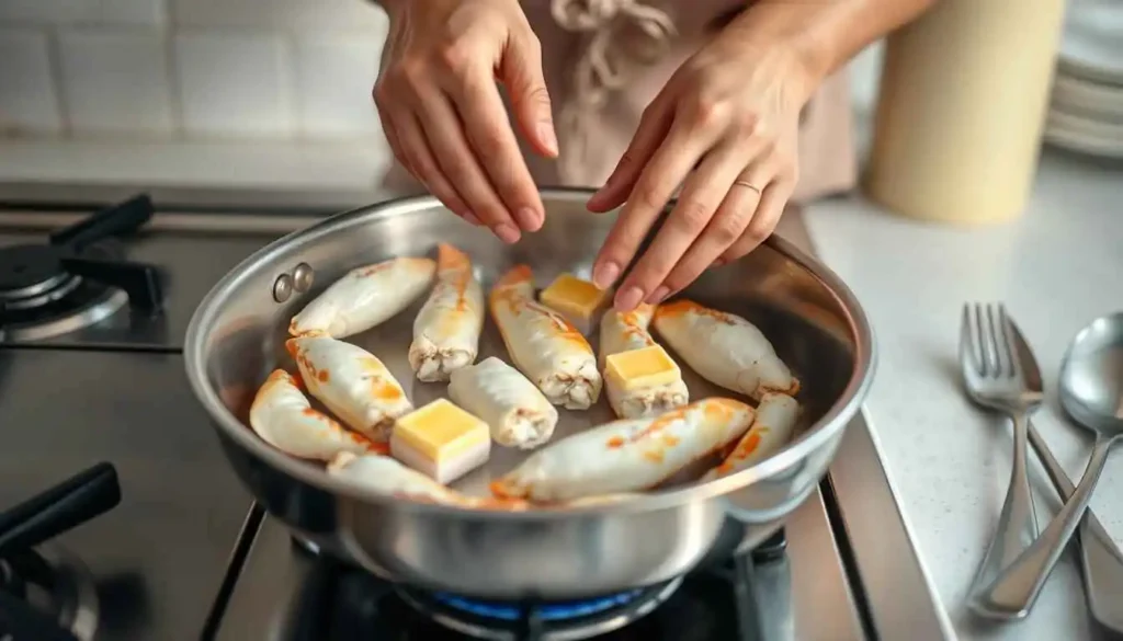reheating crab legs