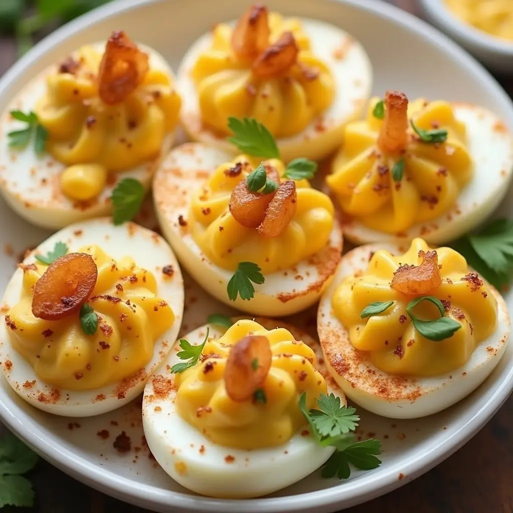 Fried Deviled Eggs