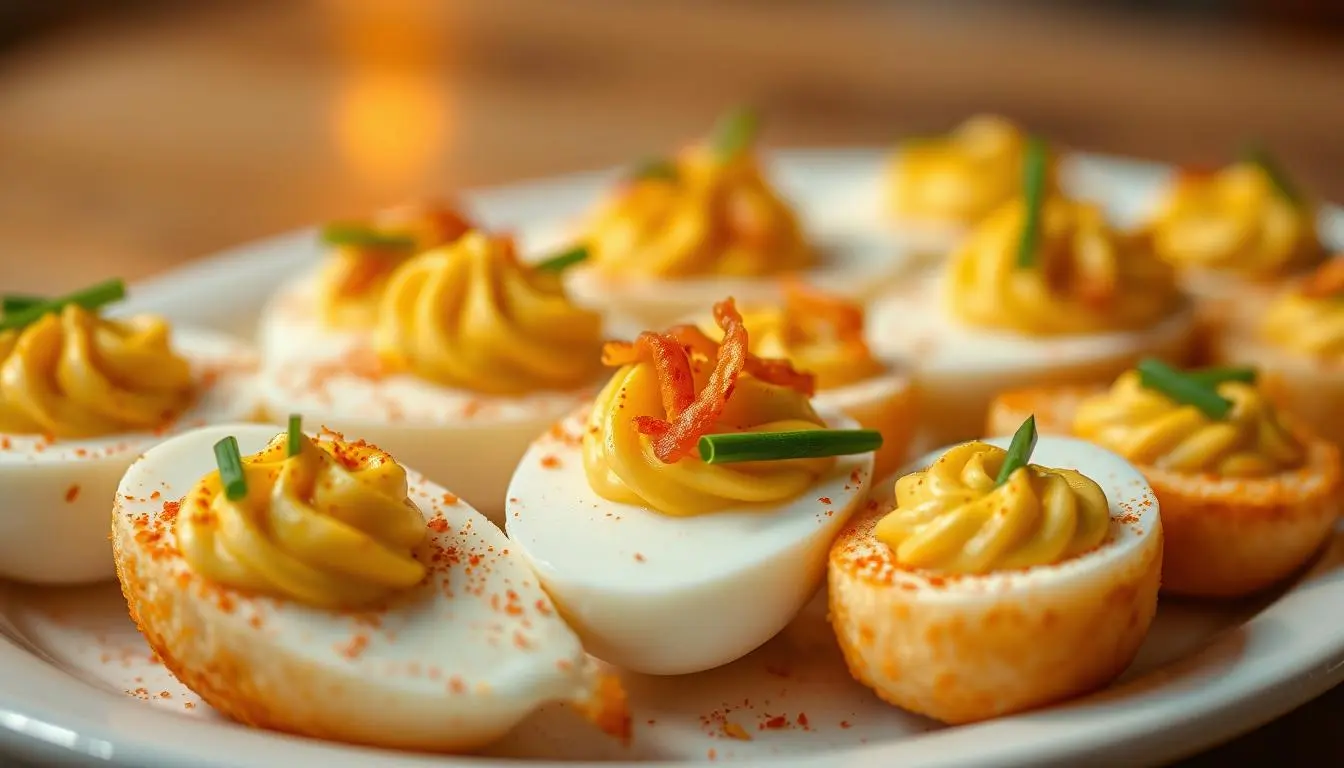 Fried Deviled Eggs recipe