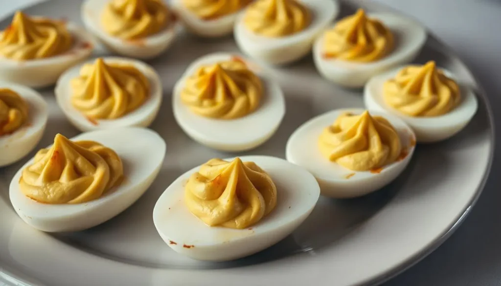 smoked diviled eggs