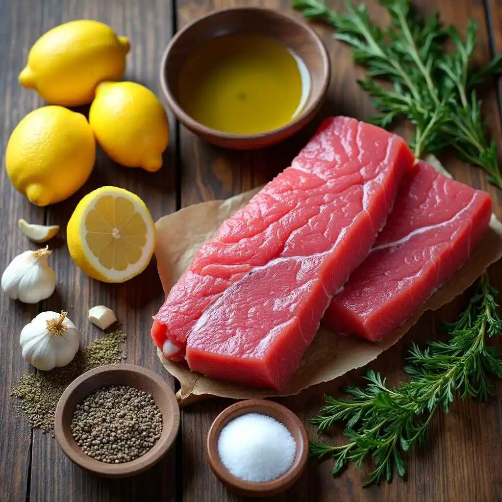 baked tuna steak ingredients