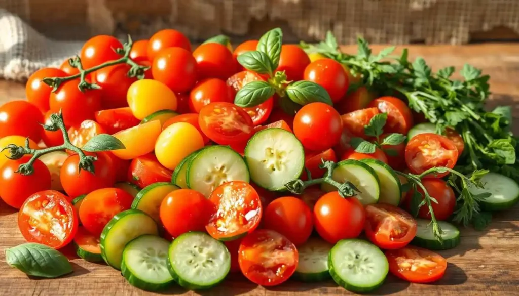 Mediterranean Cucumber Tomato Salad