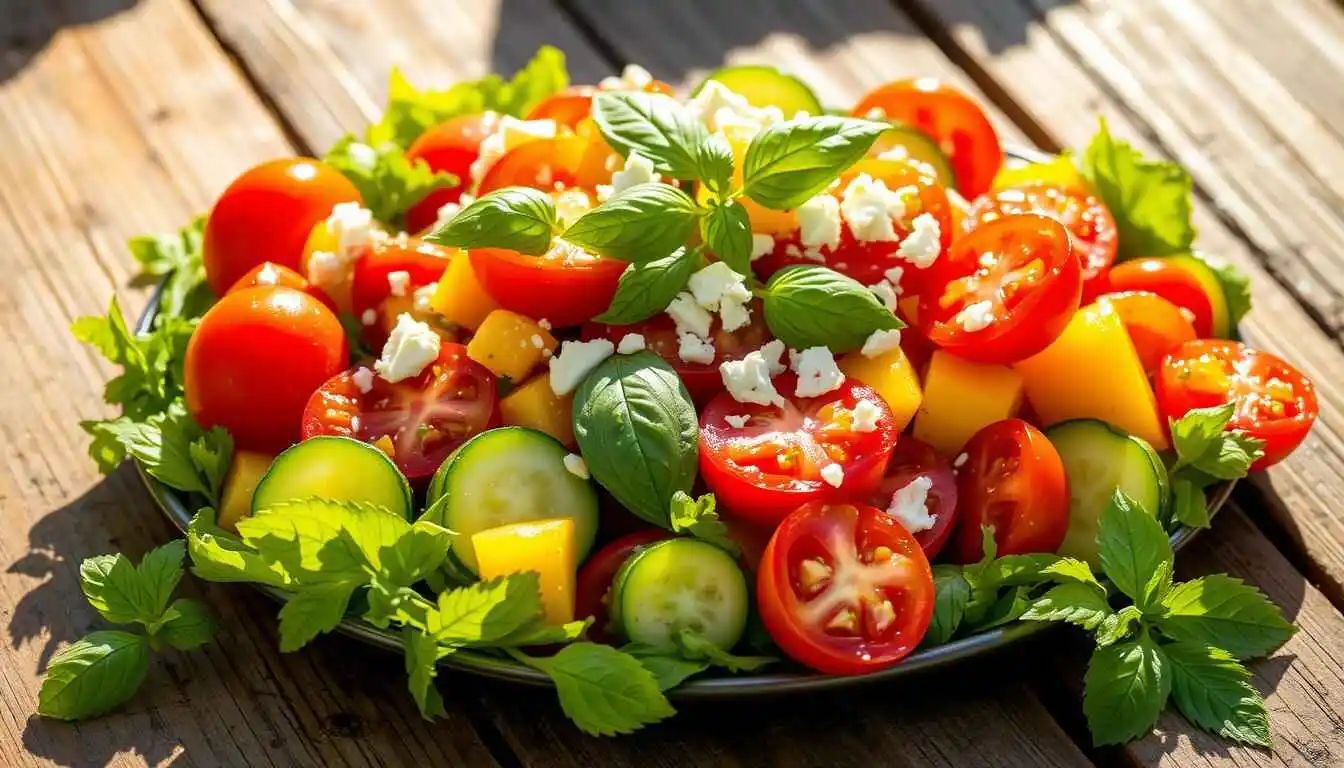 Mediterranean Cucumber Tomato Salad