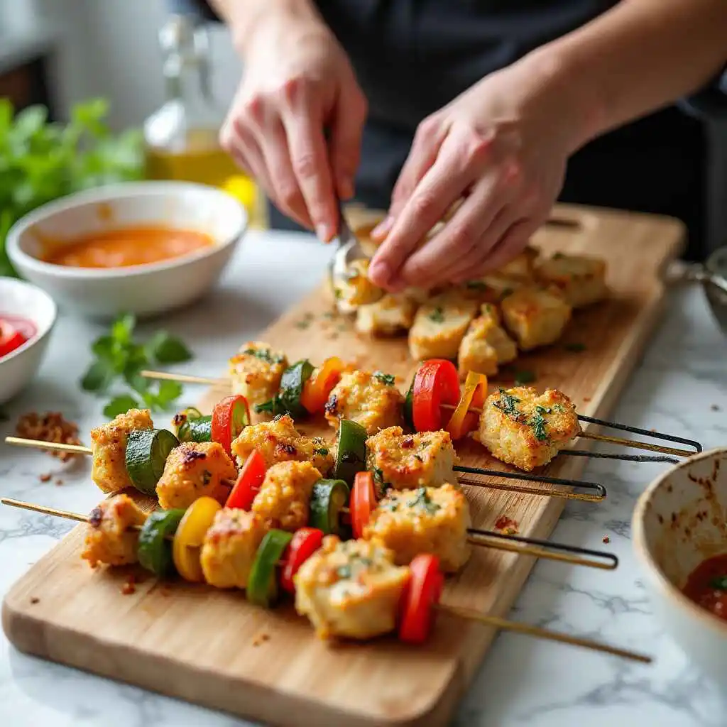 Chicken spiedini