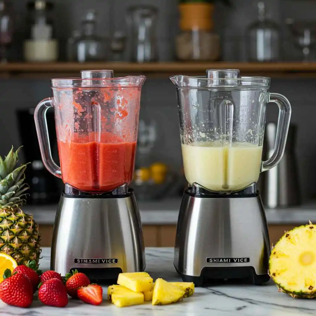 Miami Vice Drink Recipe ingredients