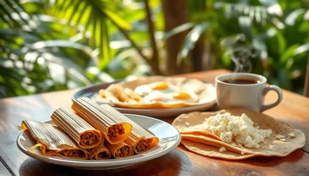 Breakfast Panamanian food
