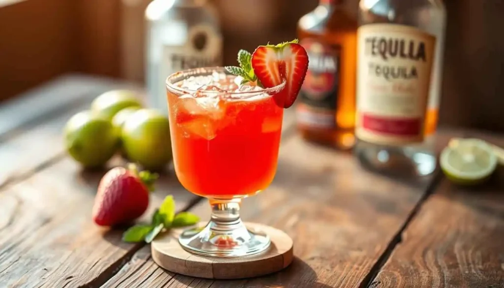 How to Make a Strawberry Margarit