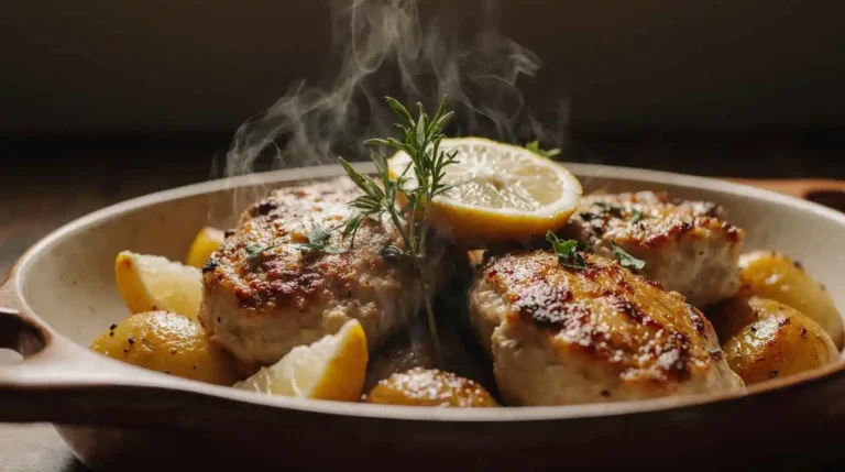 Greek chicken and potatoes