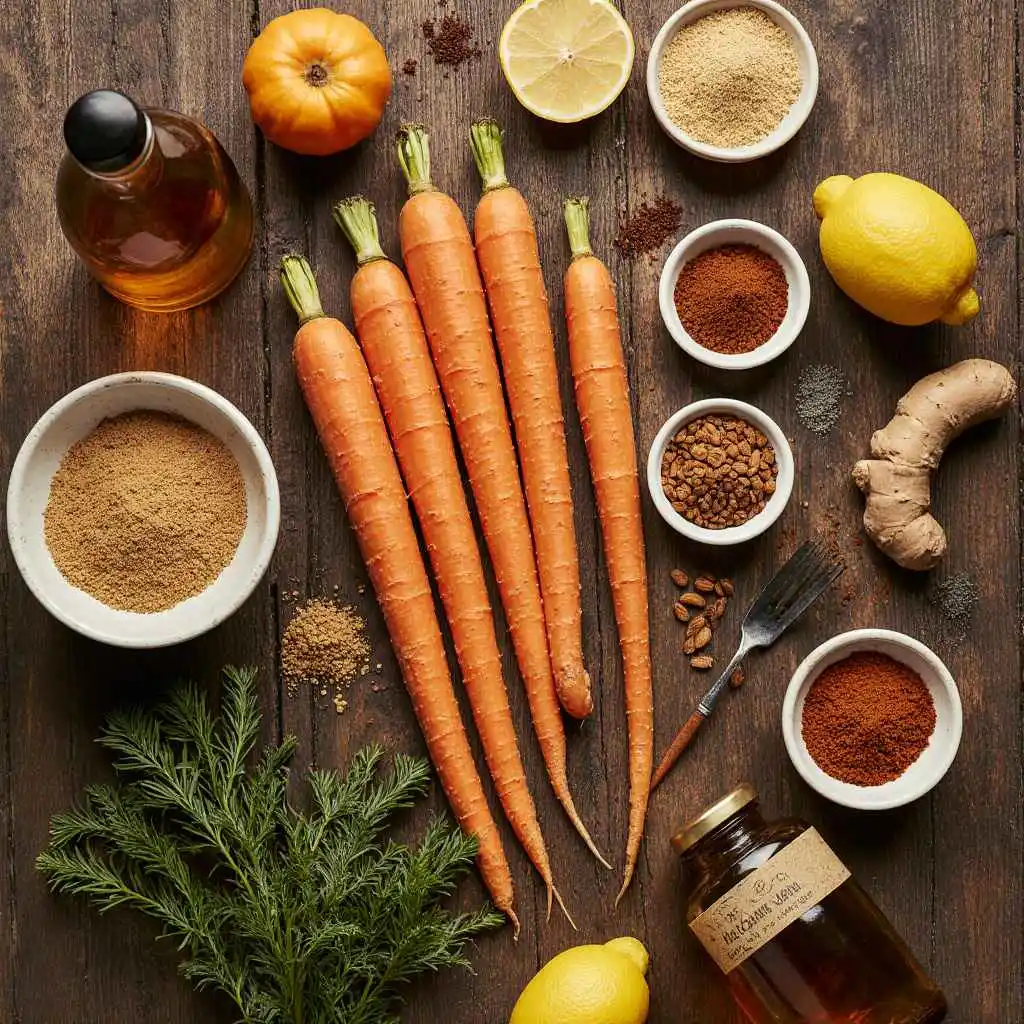 Moroccan Carrot Salad ingredients